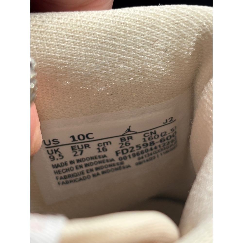 Kids Jordan Air Jordan 1 Retro High OG 'Washed Pink' Toddler 10C - Picture 13 of 14
